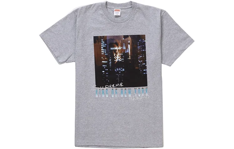 Supreme SS19 T Shirt Unisex Gray