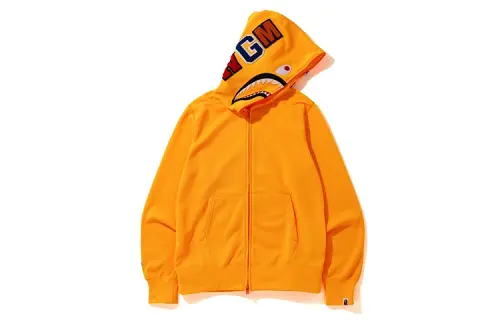 Bape Neon Shark Full Zip Hoodie