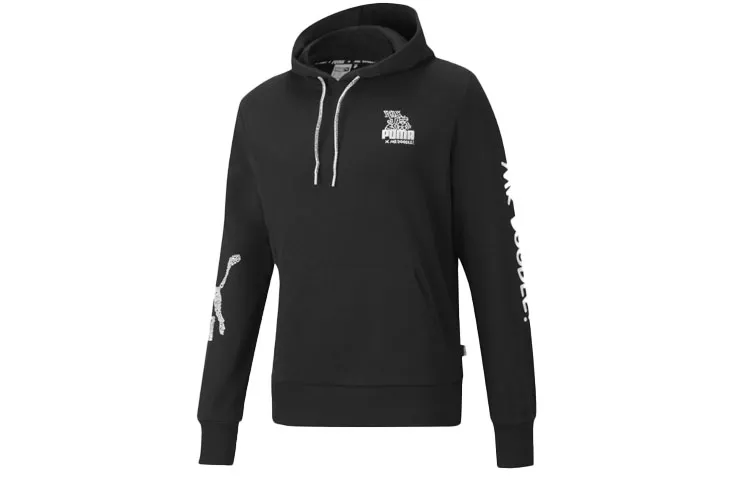 PUMA x Mr Doodle Hoodie Sweatshirt Men's Black