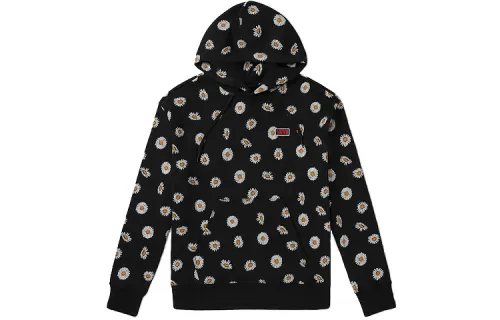 Vans Sweatshirts Unisex Black Hooded Moderate Regular