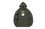Li Ning Sweatshirts Unisex Olive Green Hooded Moderate Regular