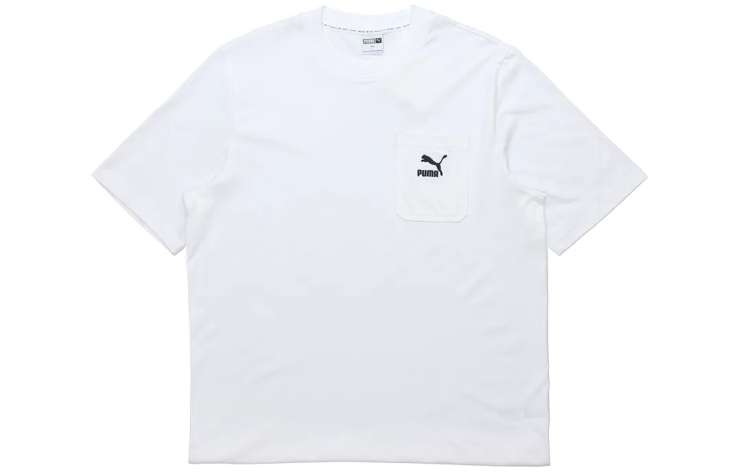 PUMA Set-in Sleeve T-Shirt Men's White