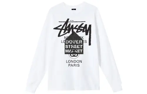 Stussy X Dover Street Market World Tour Long Sleeve Tee
