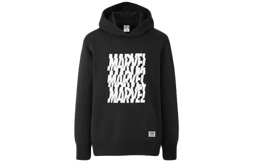 UNIQLO x MANWEI,LIANMINGKUAN Sweatshirt Unisex Parent Child Matching Outfit Black