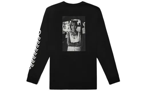 Vans OtwWhang T Shirts Unisex Black Crew Neck Moderate Straight Fit