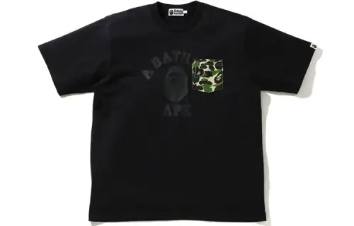 Bape Abc Camo College Relaxed Fit Pocket Tee