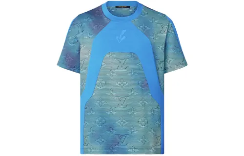 LOUIS VUITTON LOUIS VUITTON 2054 Intarsia Printed T Shirt