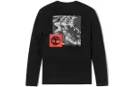 Timberland T Shirts Men's Black Crew Neck Moderate Straight Fit