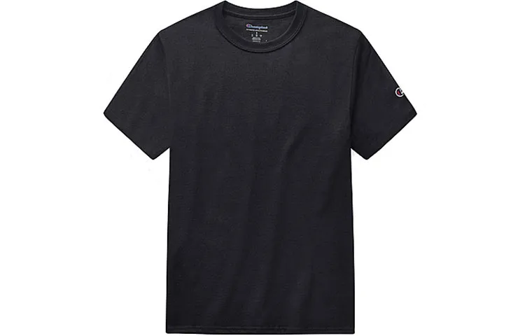 Champion T Shirt US Version Unisex Black