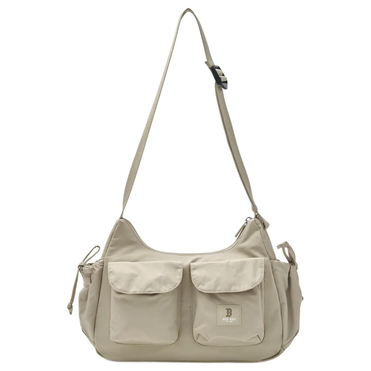 MLB Gofcore Boston Red Sox Nylon Crossbody Bag, Shoulder Bag Regular Unisex Light Beige