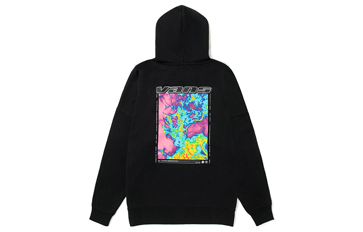 Vans Sweatshirts Unisex Black Hooded Moderate Regular