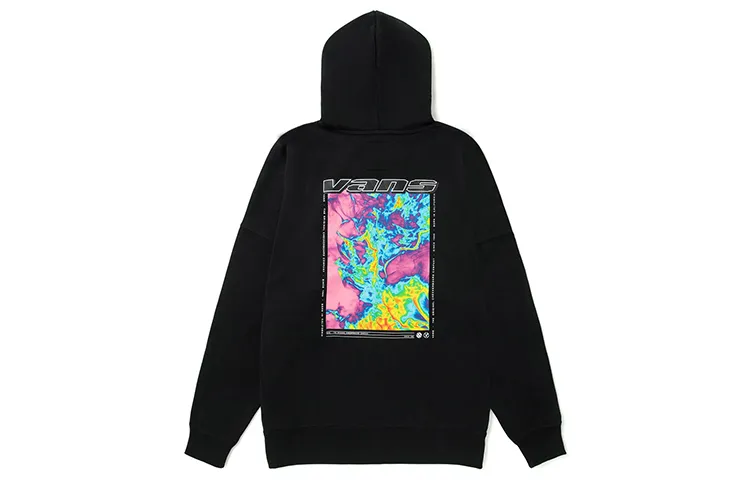 Vans Sweatshirts Unisex Black Hooded (Non-detachable) Moderate