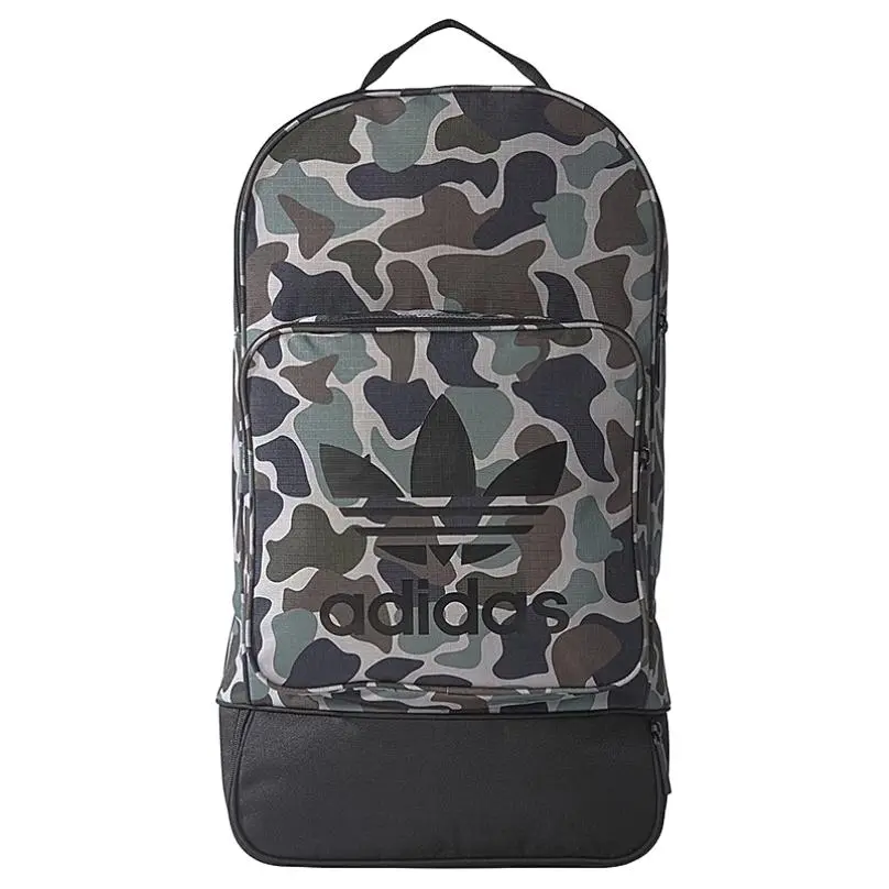 Adidas Originals Print Backpack Unisex Camouflage Green & Black