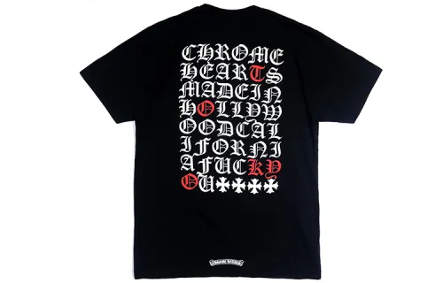Chrome Hearts T Shirt Unisex Black