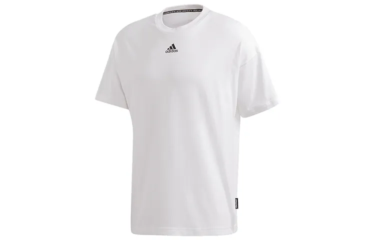 Adidas Drop Shoulder Sleeve T Shirt Men's White