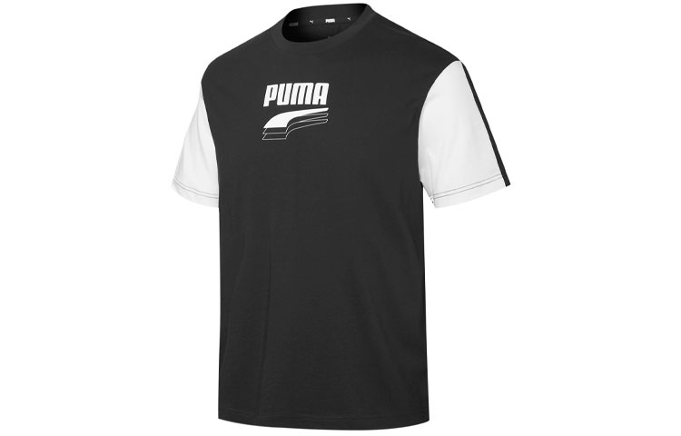 Мужская футболка PUMA Rebel Logo (черная) — фото 1