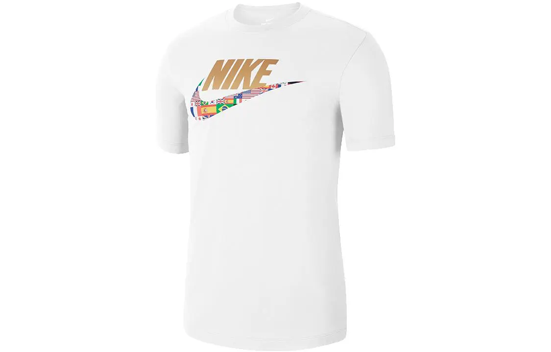 Nike T-Shirts Men's Crew Neck Moderate Straight Fit