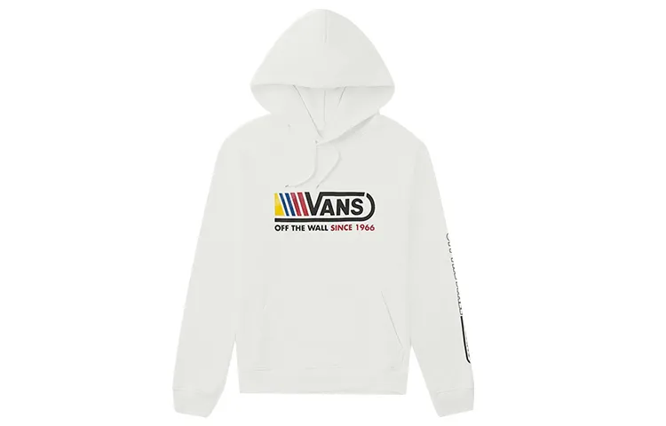 Vans Sweatshirts Unisex White Hooded (Non-detachable) Moderate