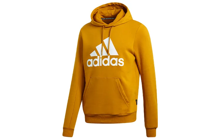Adidas Sweatshirts Men's Gold Hooded Moderate Regular