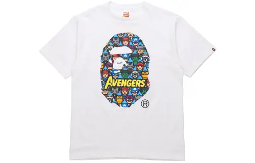 Bape X Marvel Comics Avengers Ape Head Tee