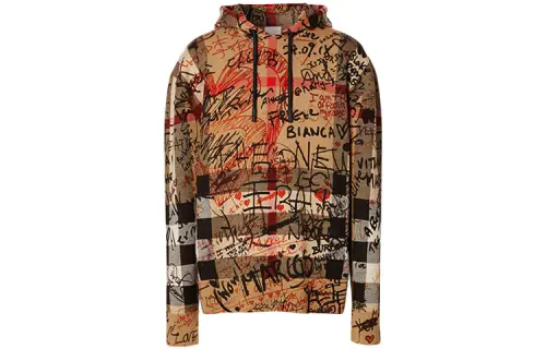 Burberry Sweatshirts Men's Archive Beige Hooded Moderate Regular