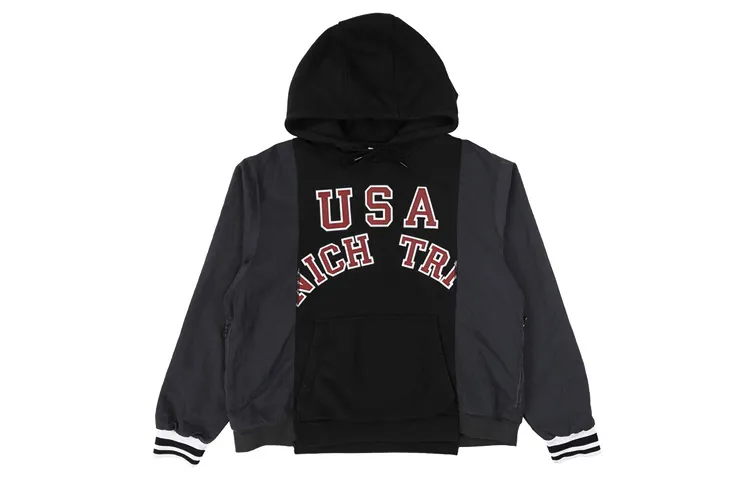 Nike ISPA Sweatshirts Men's Black Hooded Moderate Regular