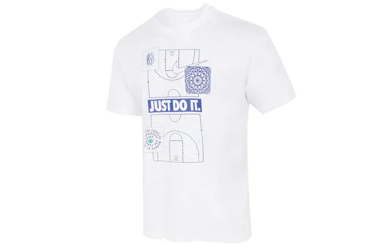 Nike Drop Shoulder Sleeve T-Shirt Men's White