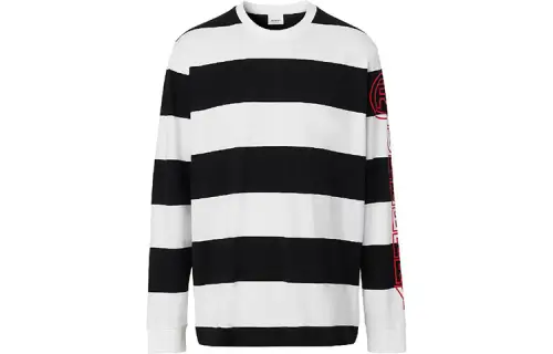 Burberry T Shirt Men's Black White