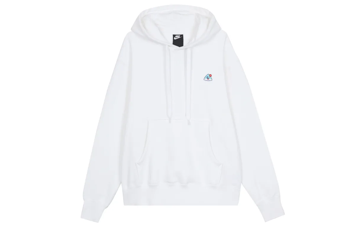 Nike Sweatshirts Men's White Hooded Moderate Regular