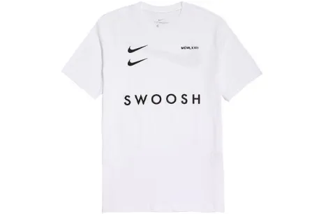 Nike T-Shirts Men's Crew Neck Moderate Straight Fit