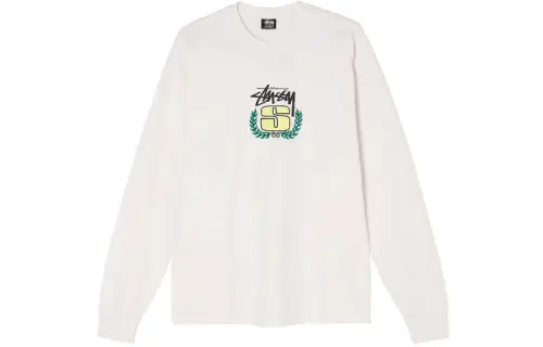 Stussy S Wreath Pigment Dyed Long Sleeve