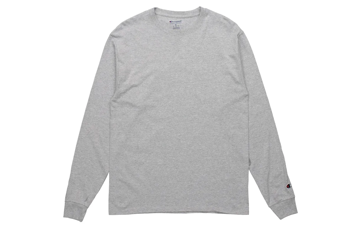 Champion T Shirt US Version Unisex Light Gray