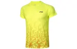 Li Ning T Shirt Men's Fluorescent Bright Green