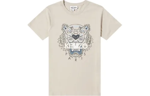KENZO Classic Tiger Head SS22 T Shirt Men's Apricot