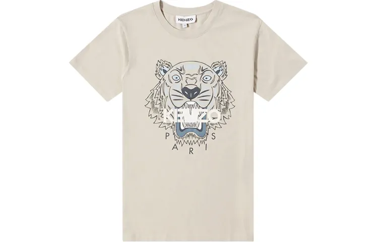 KENZO Classic Tiger Head SS22 T Shirt Men's Apricot