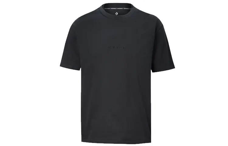 Converse T Shirts Men's Black Crew Neck Moderate Other