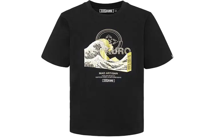 EVISU T Shirts Men's Crew Neck Moderate Straight Fit