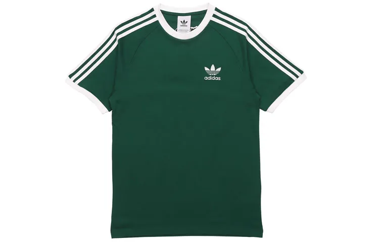 Adidas Originals 3 Stripes Raglan Sleeve T Shirt Men's Jasper