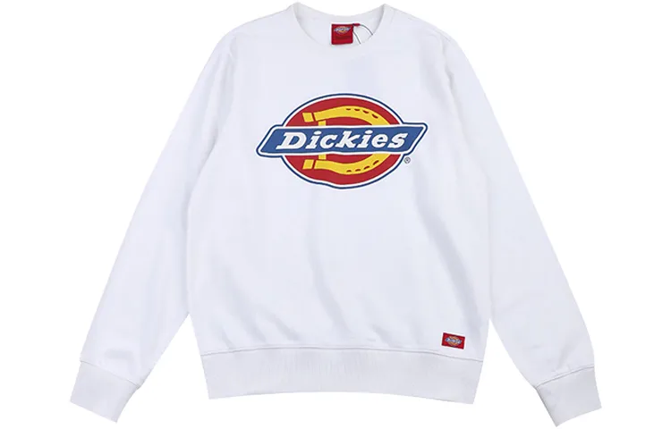 Dickies Sweatshirt Fall Unisex White