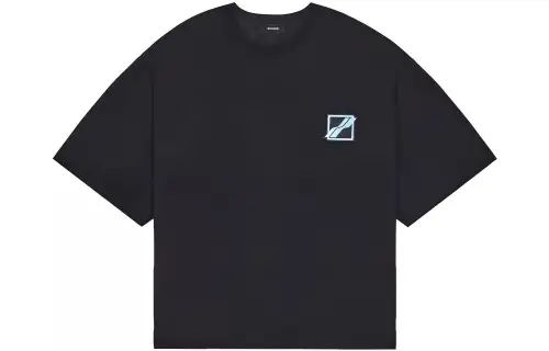 WE11DONE FW21 T Shirt Unisex Black