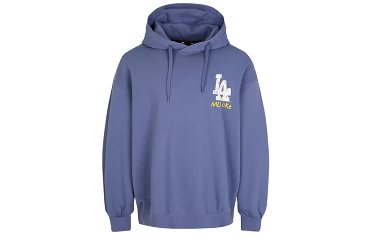 MLB Like Series Sweatshirts Unisex Cerulean Hooded (Non-detachable) Moderate Straight Fit