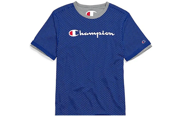 Champion T Shirt US Version Unisex Royal Blue