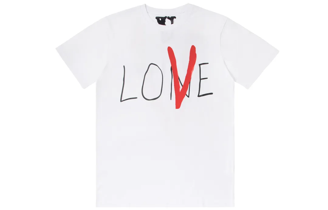 VLONE Big Logo Series T Shirts Unisex Crew Neck Moderate Straight Fit