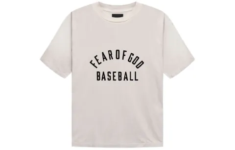 Fear Of God T-Shirts Men's Sand Crew Neck Moderate Straight Fit
