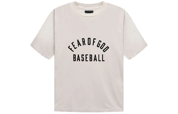 Fear Of God T-Shirts Men's Sand Crew Neck Moderate Straight Fit