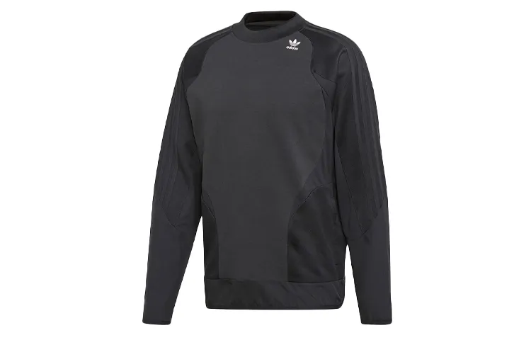 Adidas Originals Sweatshirts Men's Black Crew Neck Moderate Other