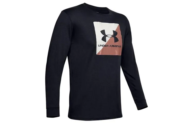 Under Armour T-Shirts Men's Black Crew Neck Moderate Straight Fit