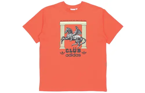 Adidas Originals T Shirts Men's Honor Amber Crew Neck Moderate Straight Fit