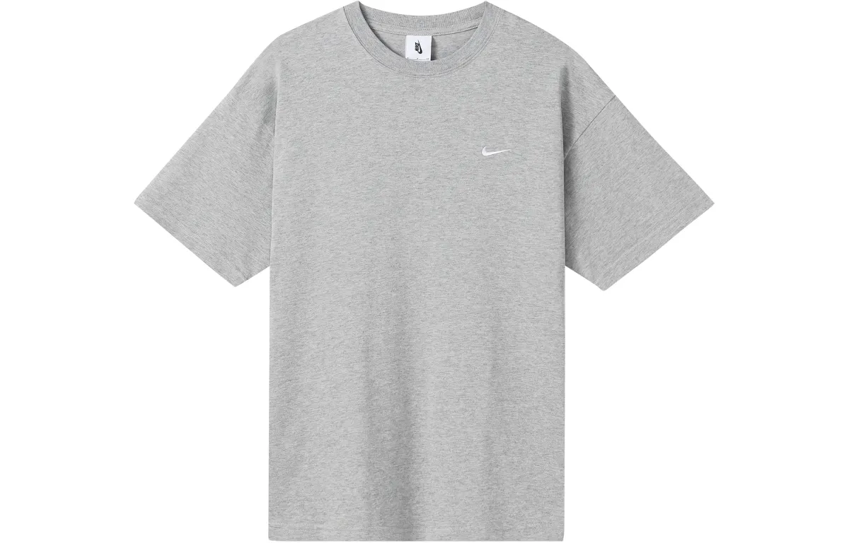 Nike Solo Swoosh T Shirt Men's Dark Heather Gray
