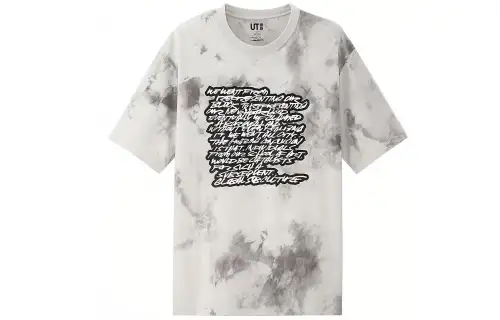 UNIQLO T Shirt Unisex Light Gray